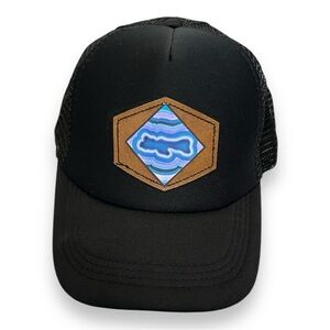 Madeline Island Leather Patch Trucker Hat